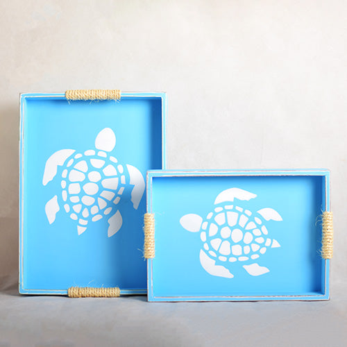 Sky Blue Turtle Tray - Bahr
