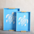 Sky Blue Turtle Tray - Bahr